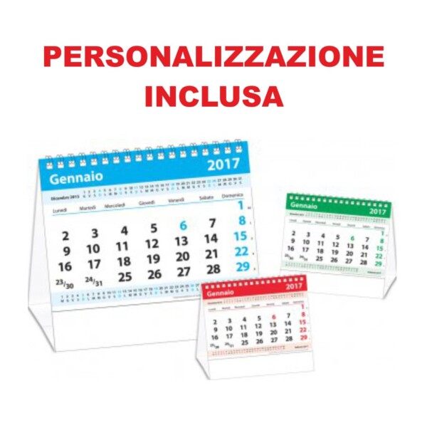 100 Calendari Personalizzabili da Tavolo